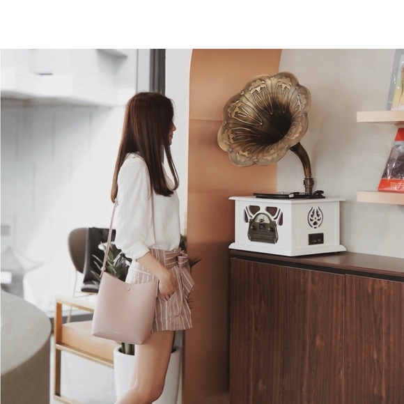 SAMARA Pink Peony Vegan Leather Medium Shoulder
Crossbody Bag Purse - Picture 4 of 7